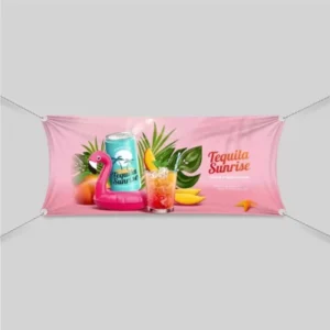 Banners and textile panels with digital printing